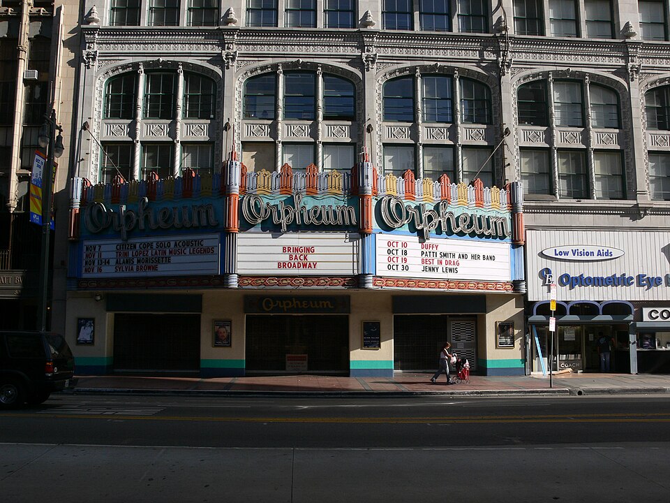 Orpheum Theatre, Los Angeles