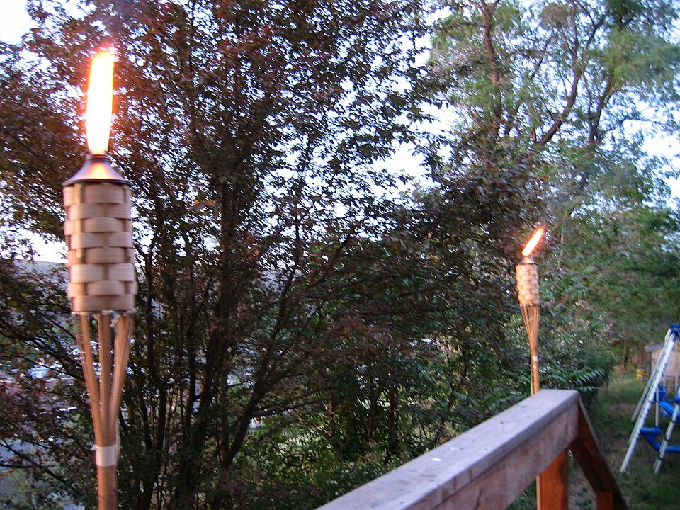 Tiki torches