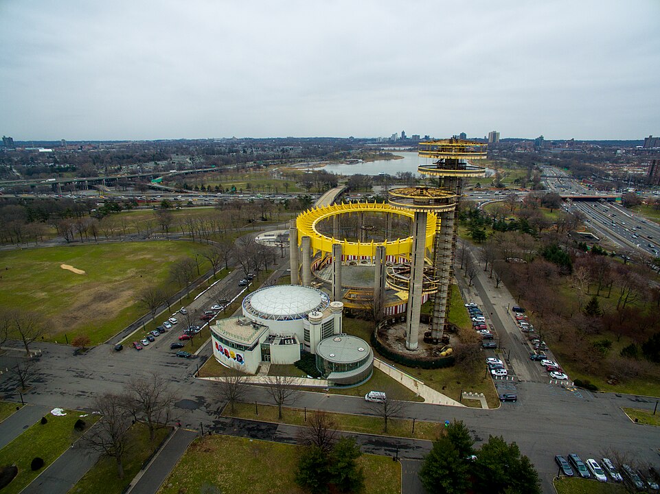The New York State Pavilion’s Map Underfoot