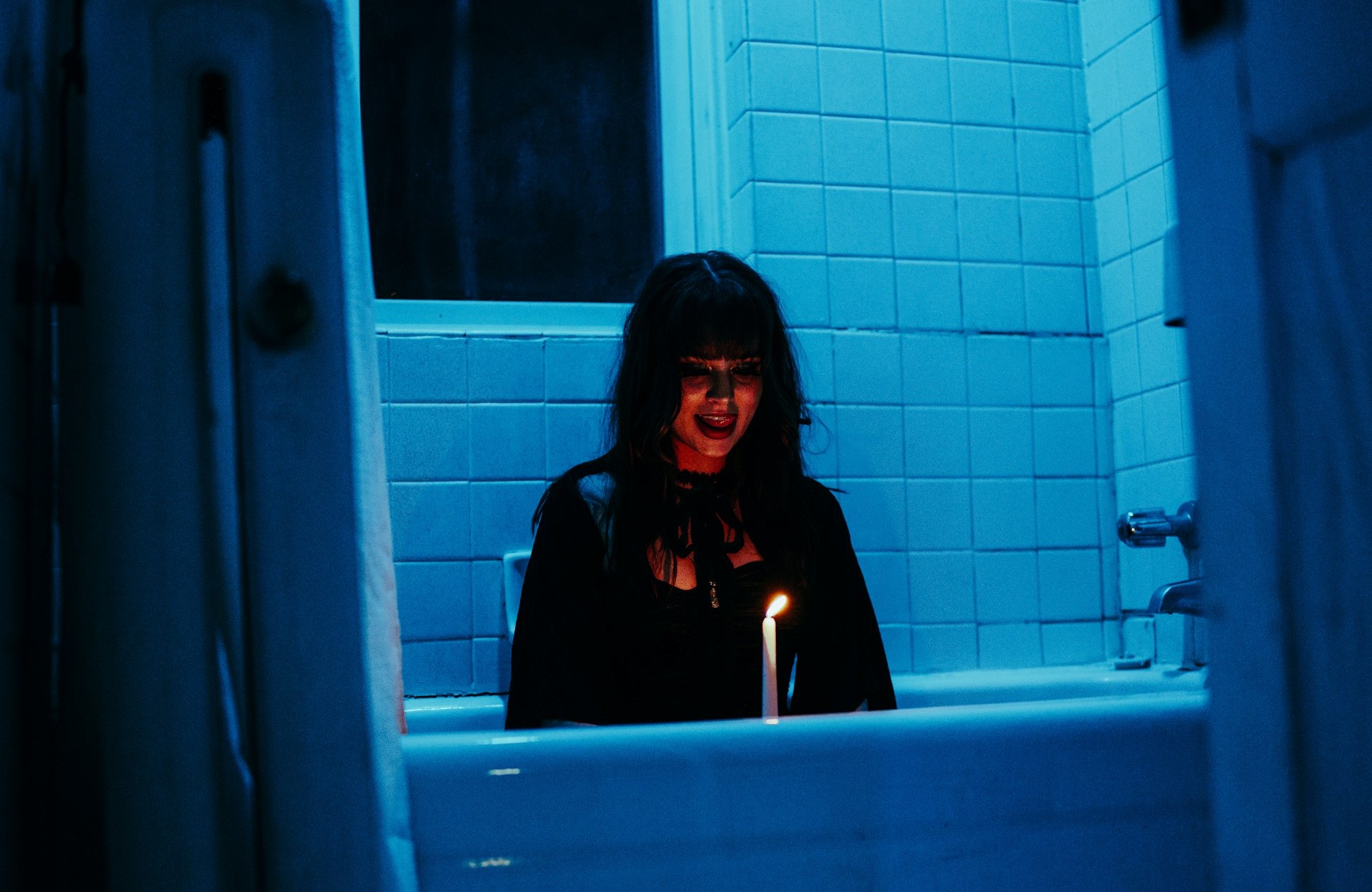 Bloody Mary in the Bathroom Mirror