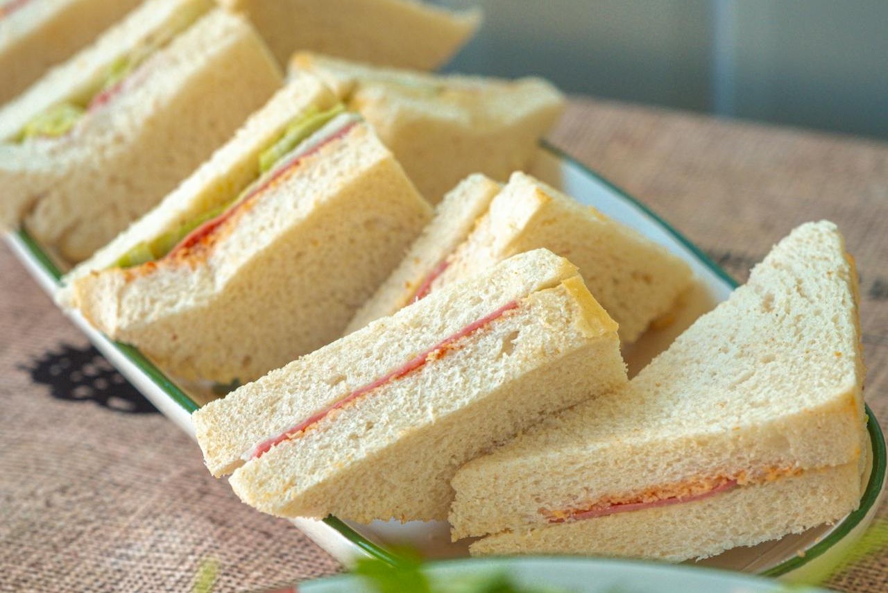 Deviled Ham Tea Sandwiches