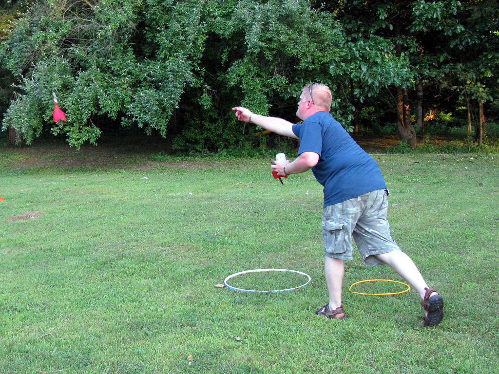 Lawn Darts (Jarts) In American Backyards