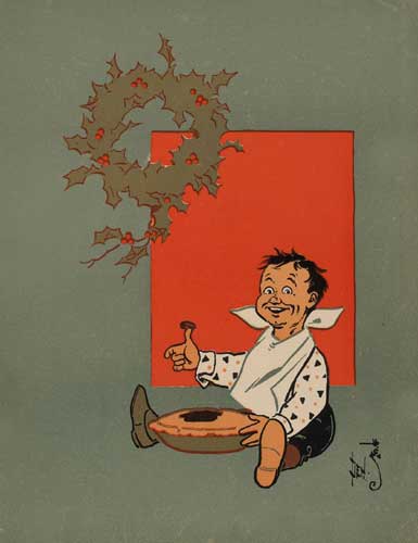 Little Jack Horner illustration