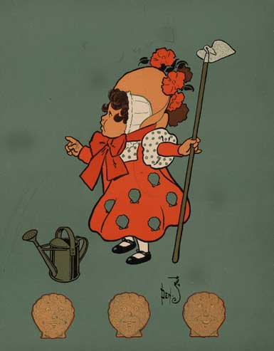 Mary, Mary Quite Contrary illustration