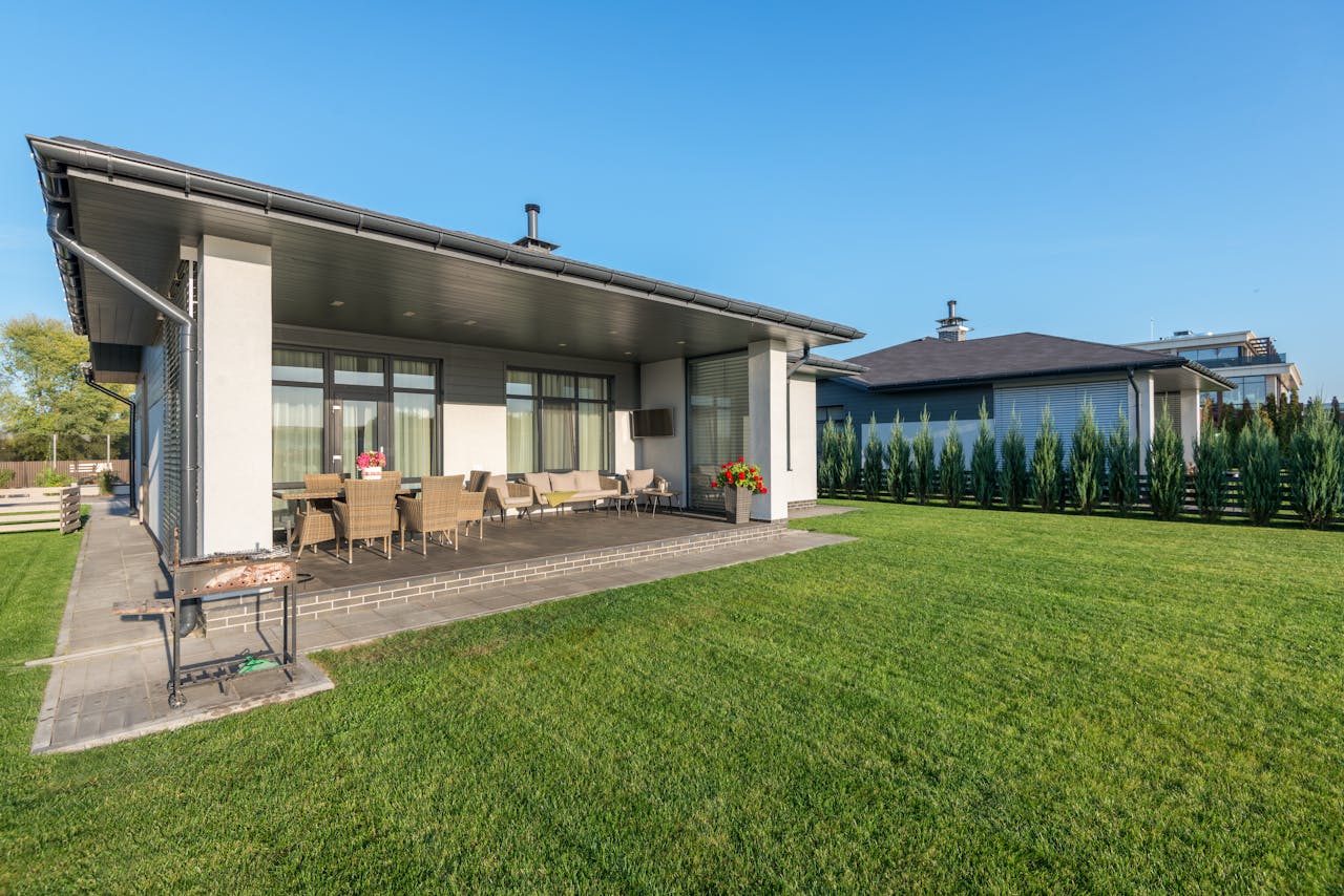 House backyard
