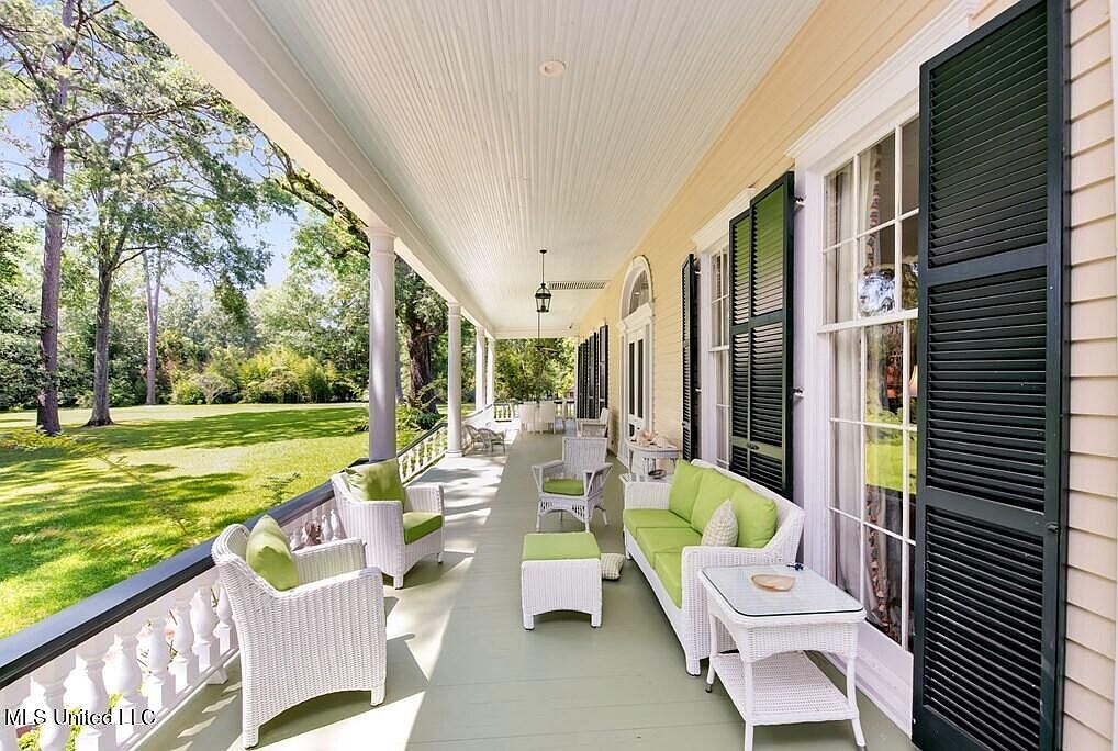 Inviting front porch