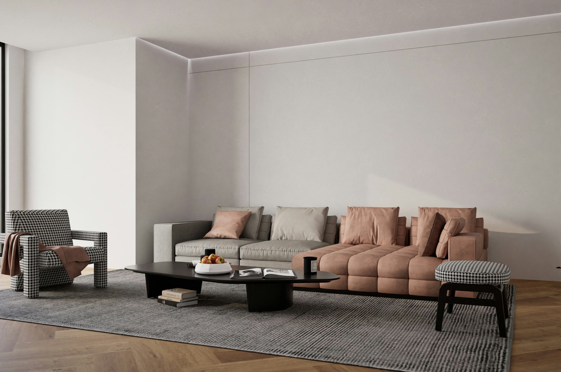 Symmetrical Seating That Faces Inward