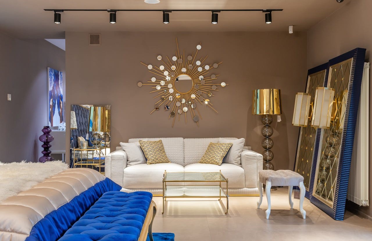 Metallic Accents Used Like Jewelry