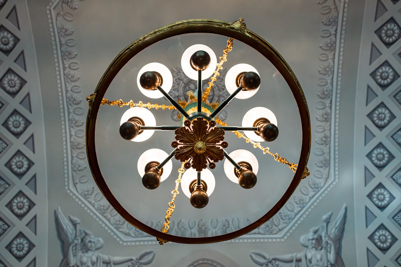 Ceiling Medallions And Subtle Rosettes