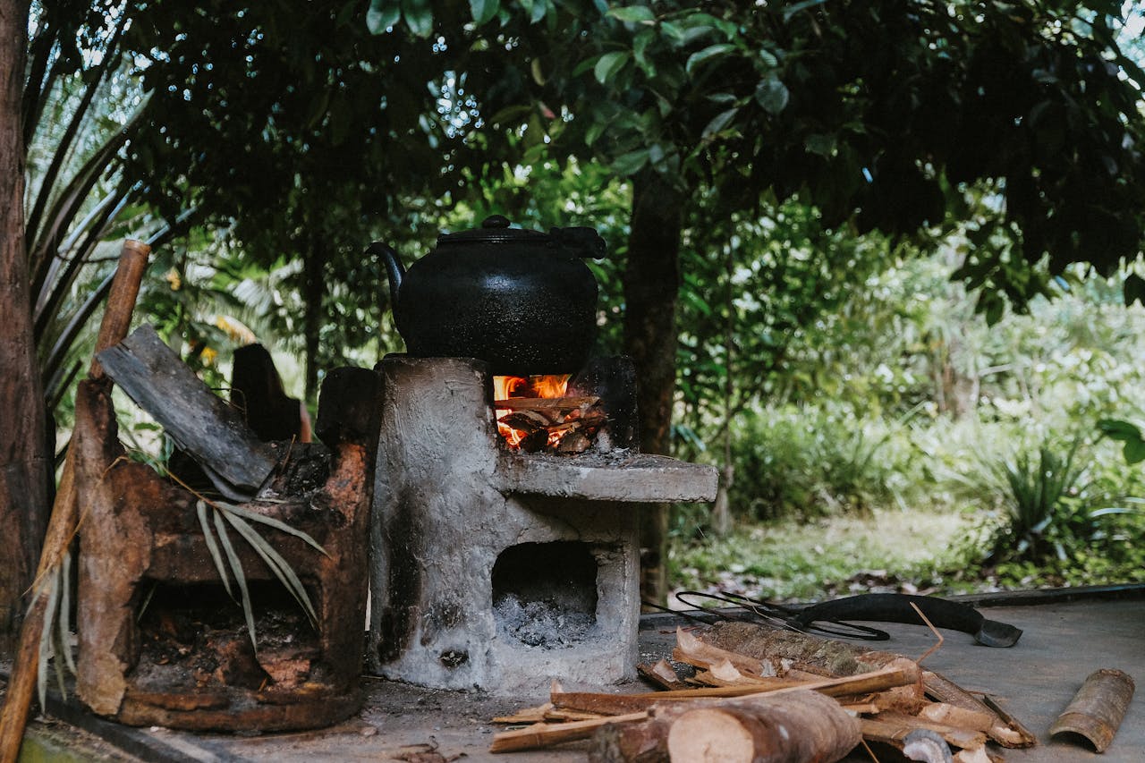 Tending A Coal Or Wood Stove