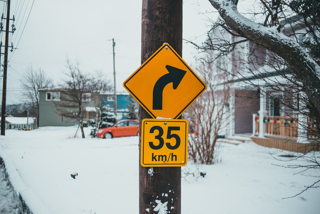 Speed limit sign