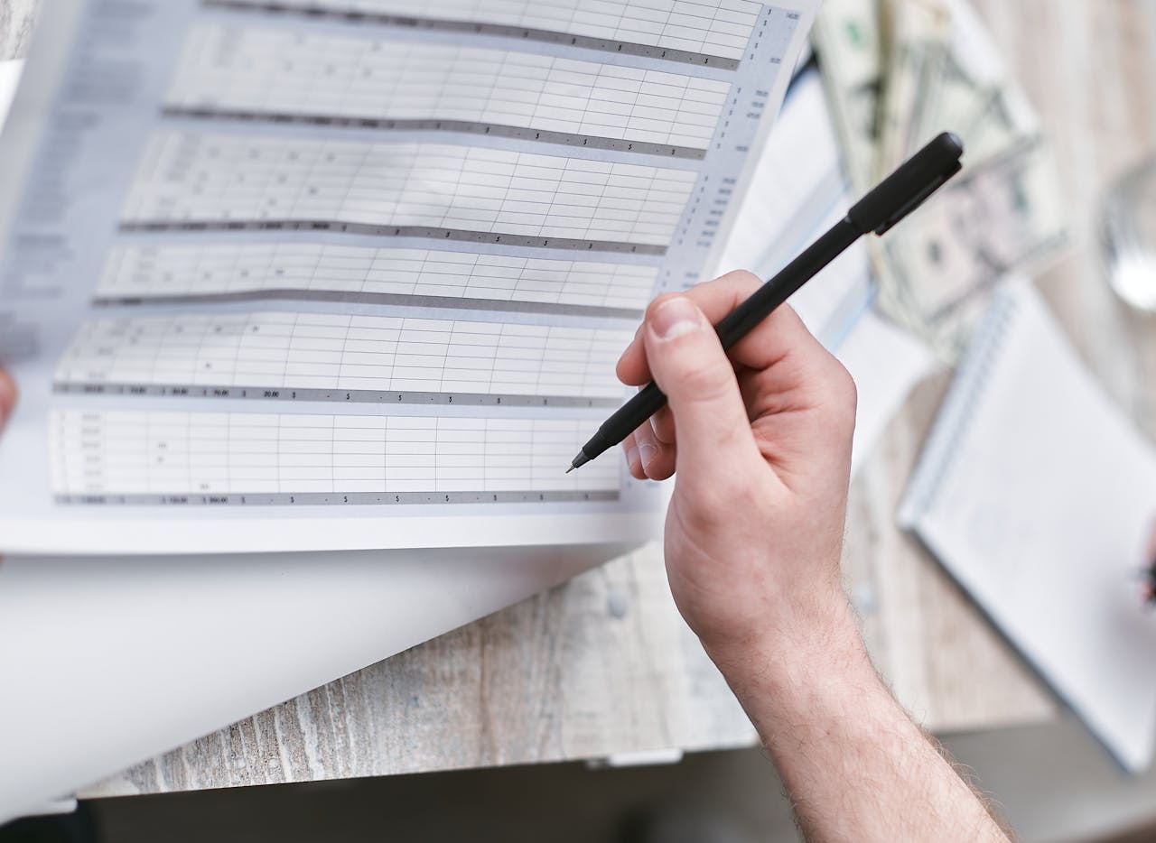 spreadsheet document