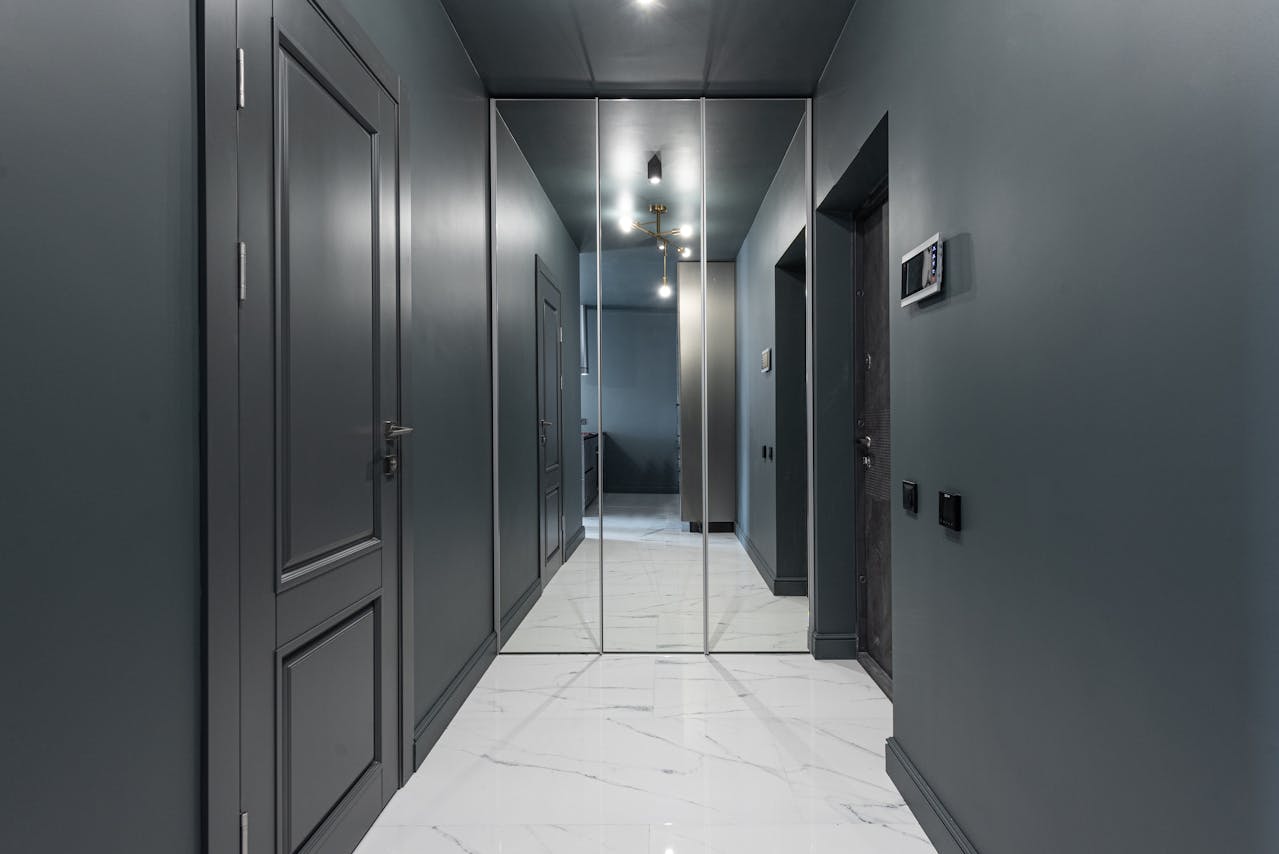 All-Gray Entryway