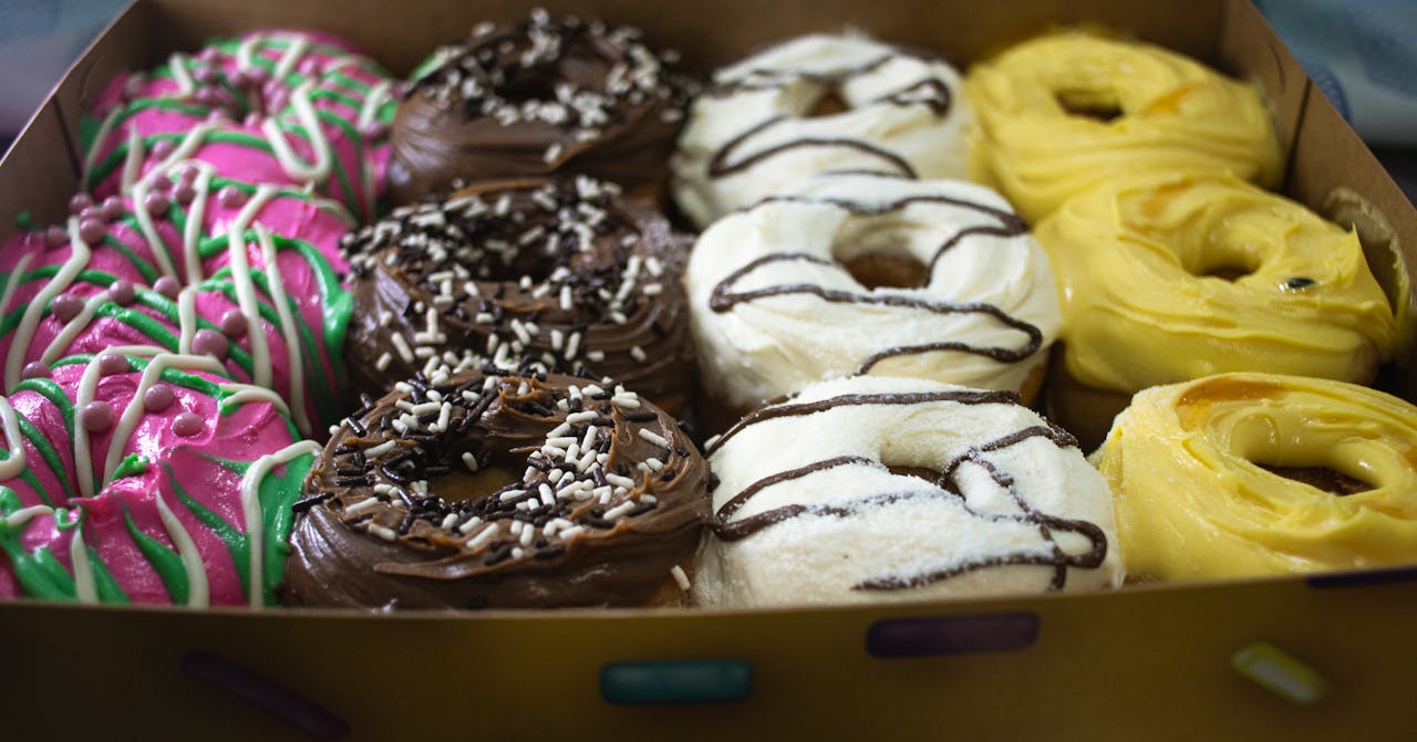 Frosted Cake Donuts