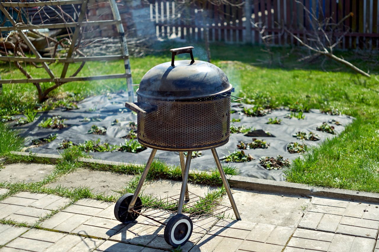 Inside the Grill or Under a Cover