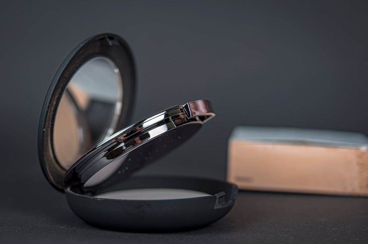 Compact Mirror and Powder Case