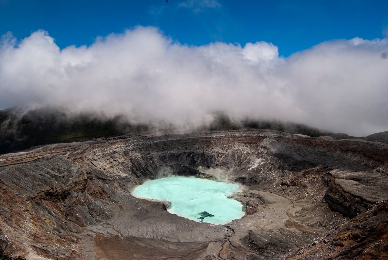 Volcano Craters And Lava Lakes
